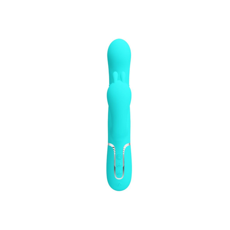 Pretty Love - Cammy Triple Vibrador Rabbit Multifunción 4 En 1 Azul