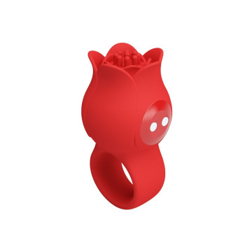 Pretty Love - Jae Vibrador De Dedo Forma De Rosa 10 Vibraciones