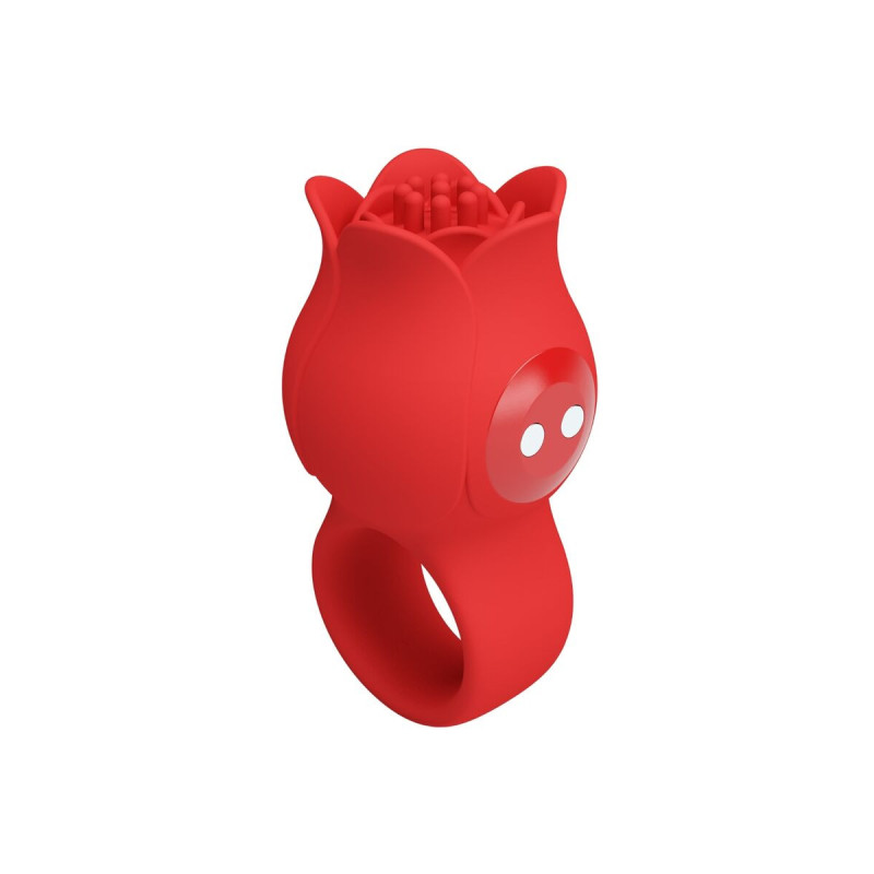 Pretty Love - Jae Vibrador De Dedo Forma De Rosa 10 Vibraciones
