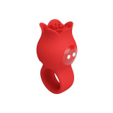 Pretty Love - Jae Rose Förmiger Fingervibrator 10 Vibrationen Rot |
