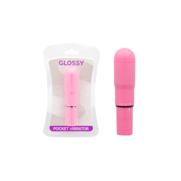 GLOSSY - POCKET VIBRATOR DEEP ROSE - Mini vibrators | Vybes.it