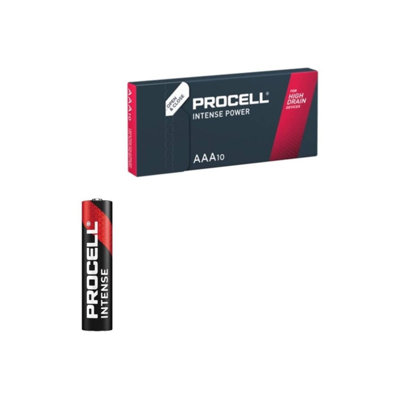 PROCELL - INTENSE POWER ALKALINE LR03 AAA 1.5V SCATOLA*10 - Batterie…