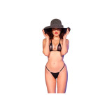 Chilirose - Cr 4840 Micro Bikini Negro S/M | Vybes.it