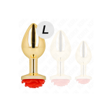KINK - PLUG ANAL OR ROSE ROUGE TAILLE L - KINK PLEASURE PLUGS - Bouch…
