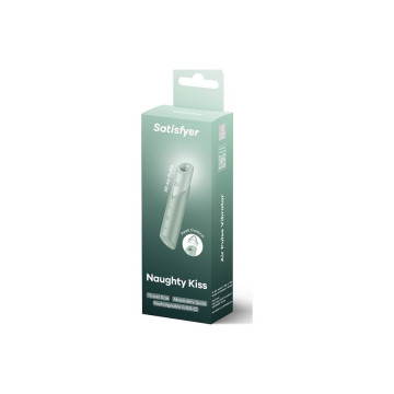 Satisfyer - Naughty Kiss Estimulador Clítoris Por Ondas Verde Agua