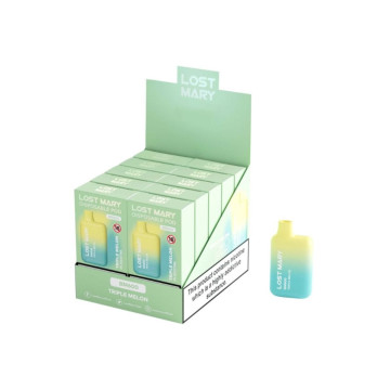 LOST MARY - BM600 VAPER NICOTINA 2% DESECHABLE SABOR TRIPLE MELÓN