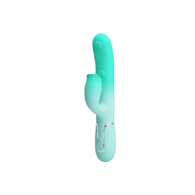 Pretty Love - Gigi Multifunktions - Rabbit - Vibrator Aquagrün |