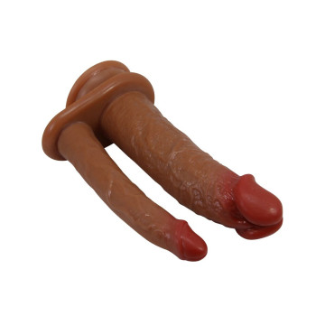Pretty Love - Goran Double Gode Réaliste Naturel Mulato | Vybes.it