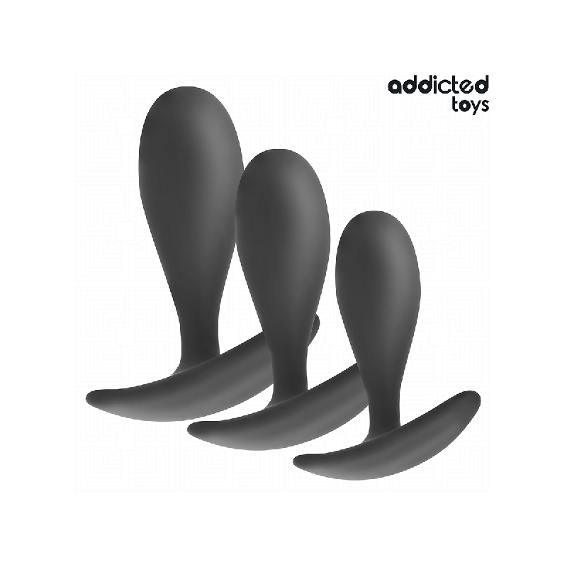 Addicted Toys - Lot De 3 Plug Anal Modèle 2 | Vybes.it