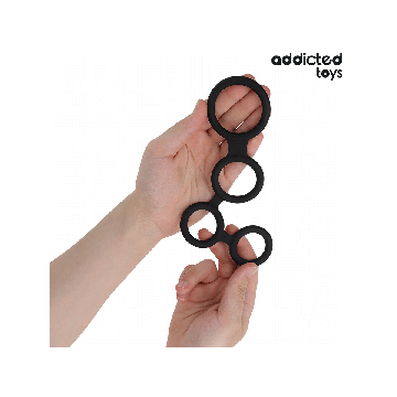 Addicted Toys - Anillo Para El Pene Con Divisores Para Testículos |