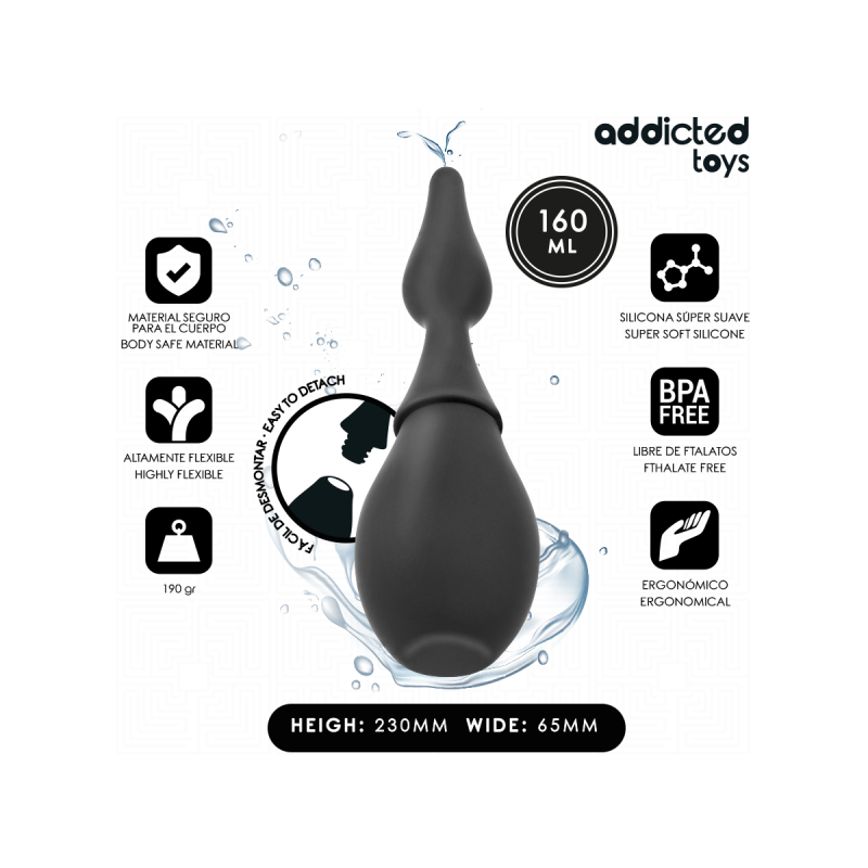 ADDICTED TOYS - DETERGENTE DA VIAGGIO MODELLO 1 - Doccia anale