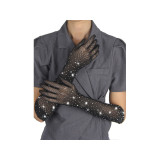 SUBBLIME - 957469SHINE TRANSPARENTE HANDSCHUHE SCHWARZ S/M - SUBBLIME…