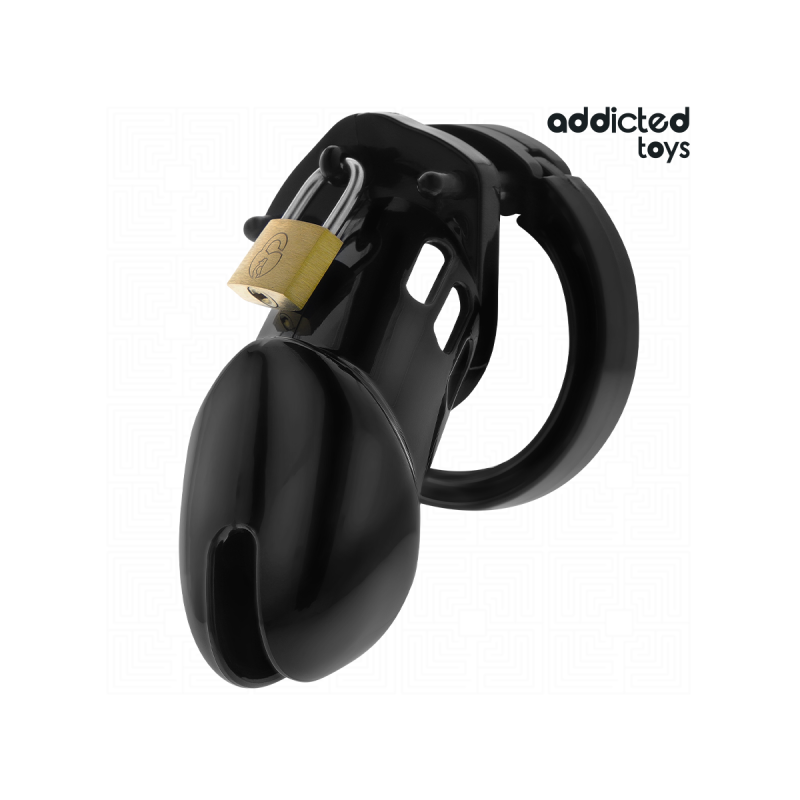 Addicted Toys Locked - Obsidian Hold Jaula Para Pene Talla M |