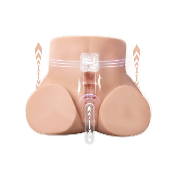 XISE - ETHEL THRUSTING MASTURBADOR VAGINA REALÍSTICO CON VIBRACIÓN MULTIPOSICIÓN