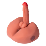 XISE - HONEY REALISTIC DILDO MASTURBATOR WITH VIBRATION 25 CM