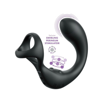 Masajeador De Próstata Con Anillo Vibrador Y Control Remoto |