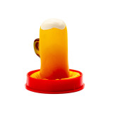 CONDOMERIE - PRÉSERVATIFS FANTAISIE PEINTS À LA MAIN VERRE DE BIÈRE -…