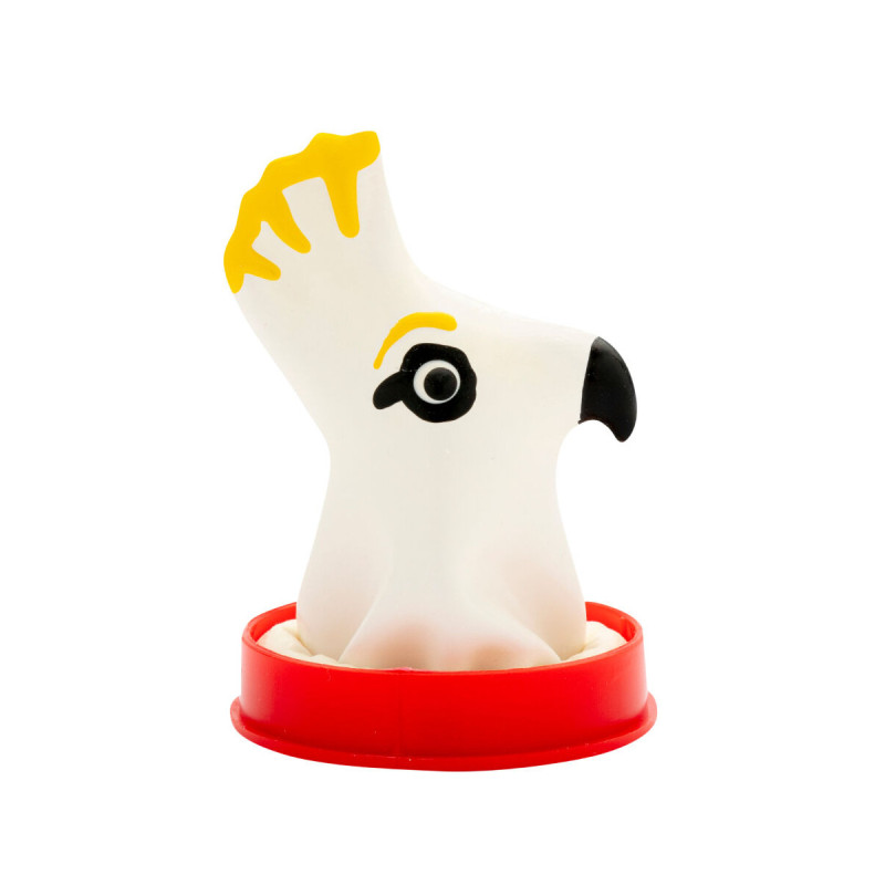 CONDOMERIE - HANDPAINTED NOVELTY CONDOMS PARROT WHITE - Funny Condoms
