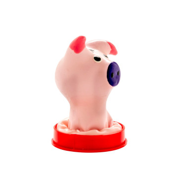 CONDOMERIE - HANDPAINTED NOVELTY CONDOMS PIG HEAD - Funny Condoms