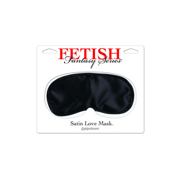 FETISH FANTASY SERIES - SATIN LOVE MASKE SCHWARZ - Ganze Masken