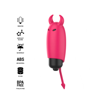 INTENSE - PROIETTILE VIBRANTE SCARLATTO RED DEMON 9,3 X 2,4 CM - INTE…