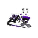 Secretplay - Bdsm Set 8Pcs Lila / Negro | Vybes.it