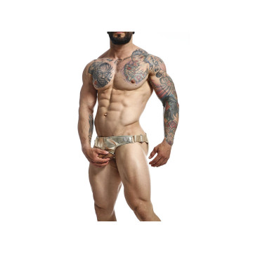 MOB - DNGEON JOCKSTRAP ANNEAU PÉNITENTIAIRE DORÉ TAILLE UNIQUE - Jock…