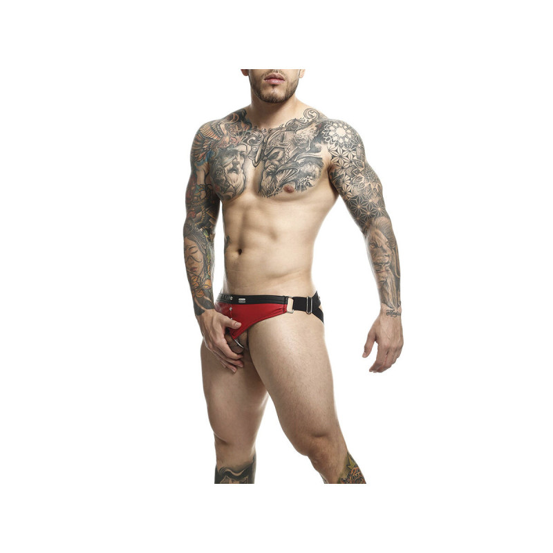 MOB - DNGEON JOCKSTRAP ROTER COCKRING, EINE GRÖSSE - Jockstraps