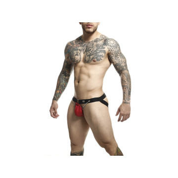 MOB - DNGEON RED JOCKSTRAP WITH CHAINS ONE SIZE - Jockstraps