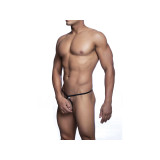 MOB - BLACK TEAR-SHAPED THONG SIZE S/M - /product_models/2965 - Male…