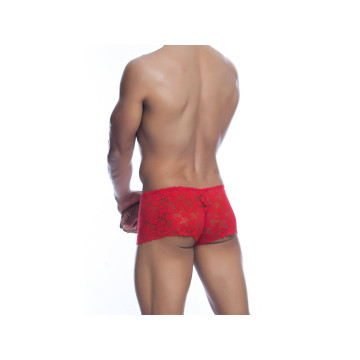 MOB - BOXER IN PIZZO ROSSO TAGLIA S/M - /product_models/2937 - Intimo…