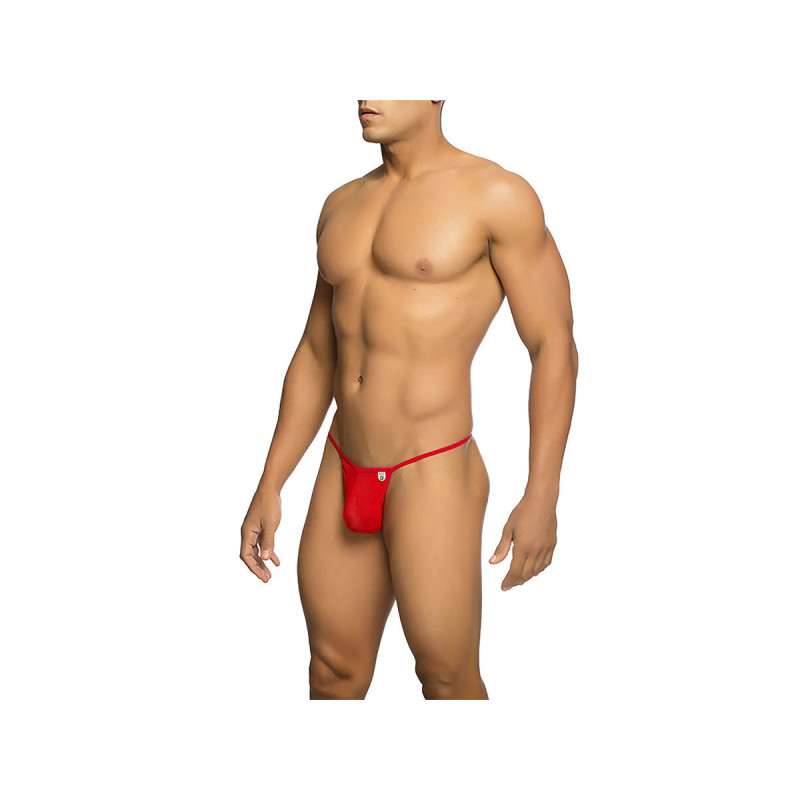 MOB - STRING TRANSPARENT EN FORME DE T ROUGE TAILLE S/M - /product_mo…