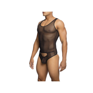 MOB - TRANSPARENTER SCHWARZER BODYSHEER GRÖSSE S/M - /product_models/…