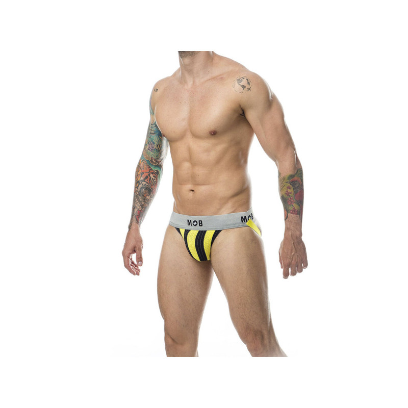 MOB - JOCK CLASSIQUE À RAYURES JAUNE TAILLE L - /product_models/2956…