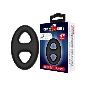 Crazy Bull - Anillo Doble Silicona Ovalado | Vybes.it