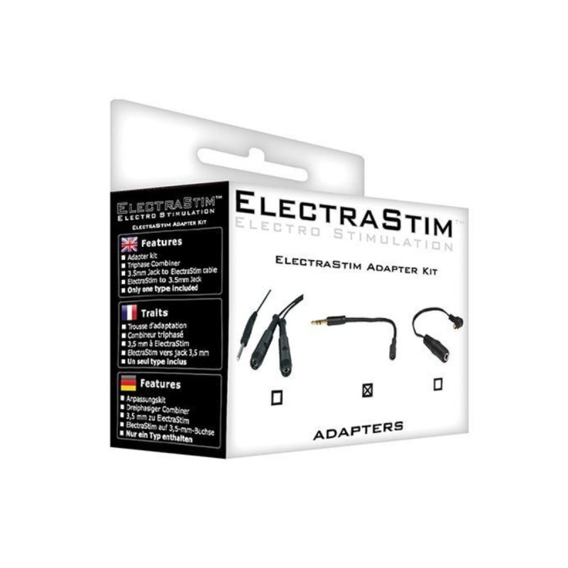 ELECTRASTIM - CAVO ADATTATORE JACK 3,5 MM - Elettrostimolazione BDSM