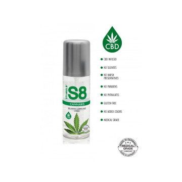 Stimul8 - S8 Lubricante Híbrido Cannabis 125 Ml | Vybes.it