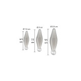 TOYJOY - ANAL PLAY 3-PIECE TRANSPARENT FINGER RIMMER - Anal Beads