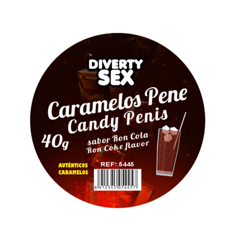 DIABLO PICANTE - 20 BONBONS AU PÉNIS SAVEUR RON COLA - Articles amusa…