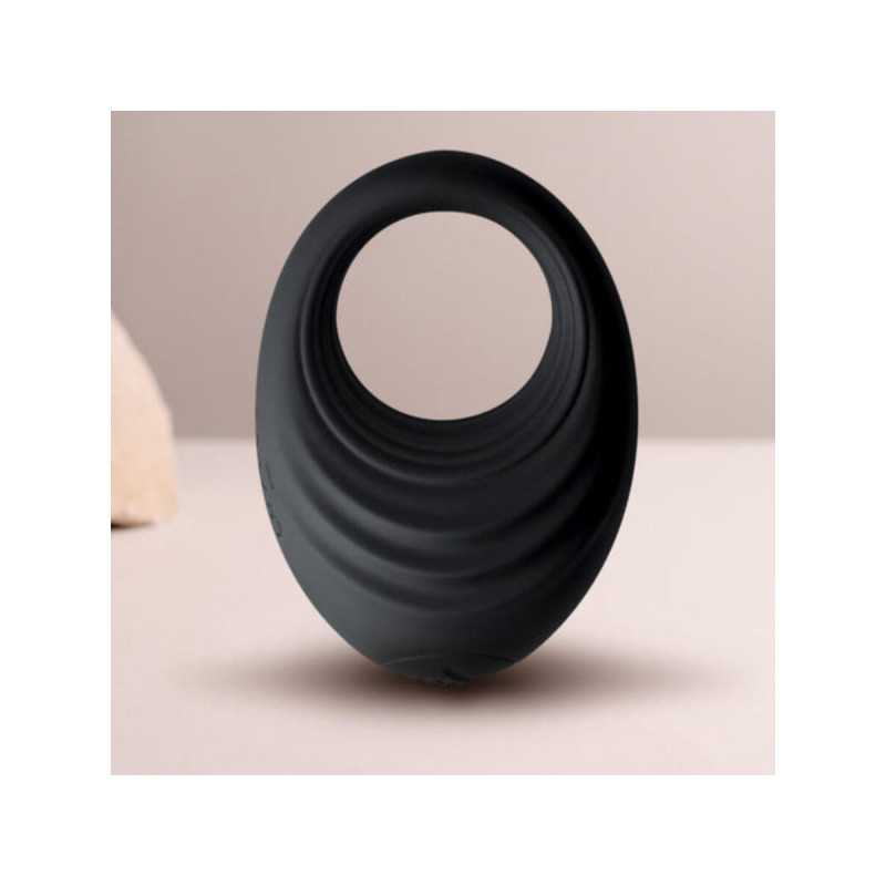 Rocks - Off - Anneau Pénis Vibrant Spire Black | Vybes.it