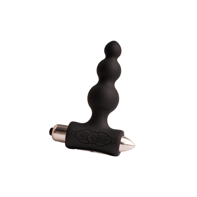 Rocks - Off - Petite Sensations Bubbles Plug Anal Vibrador Negro |