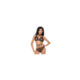 Me - Seduce - Dotty Set Dos Piezas Negro S/M | Vybes.it