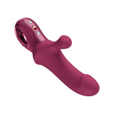 Fun Factory - Bi Stronic Curve Conejo Estimulador De Empuje Burdeos