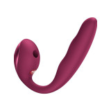 Fun Factory - Allegro Doble Vibrador Insertable Air Pulse Burdeos |