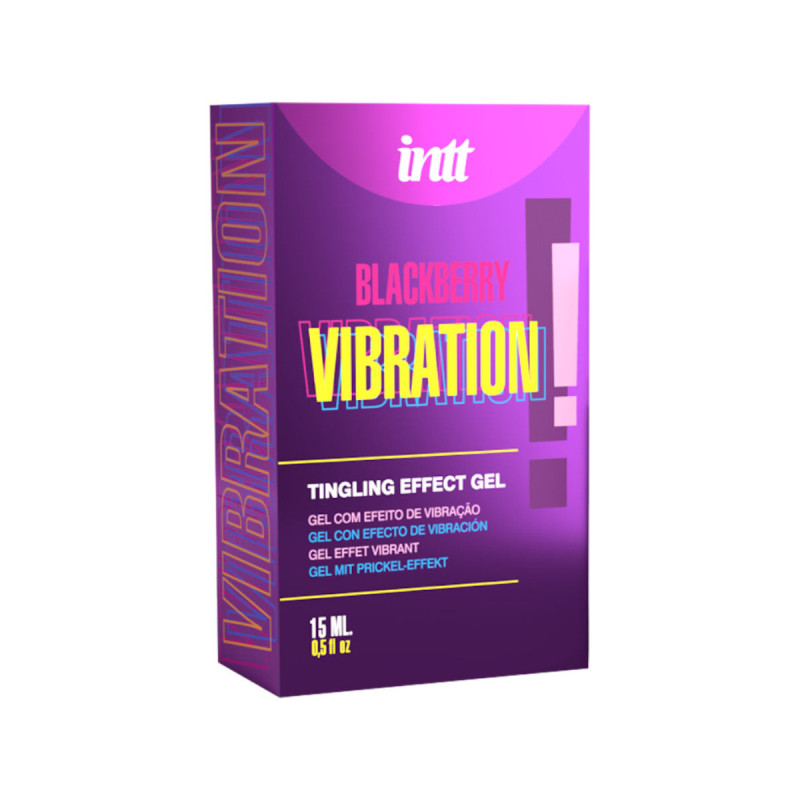 Intt Releases - Flüssige Vibrationsgel Mit Brombeergeschmack 15 Ml
