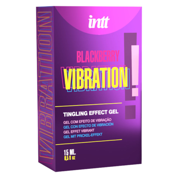 INTT RELEASES - GEL VIBRADOR LÍQUIDO SABOR MORA 15 ML