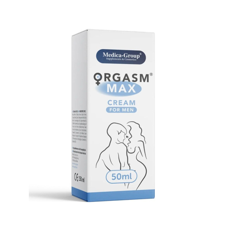 MEDICA GROUP - ORGASM MAX INTIMATE CREAM FOR MEN 50 ML - Erection Inc…