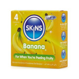 SKINS - BANANA PREMIUM KONDOME PACKUNG 4 - Aromen | Vybes.it