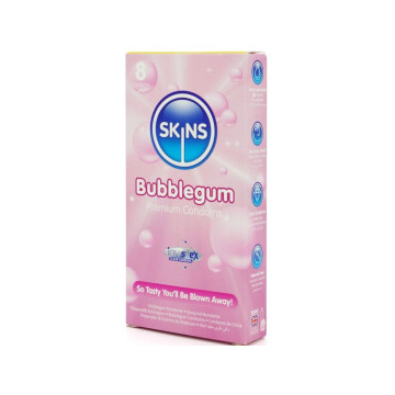 SKINS - BUBBLEGUM PREMIUM-KONDOME PACKUNG 8 - Aromen | Vybes.it