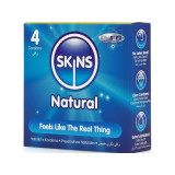 SKINS - PACK DE 4 PRÉSERVATIFS NATURELS PREMIUM - Gamme Naturelle